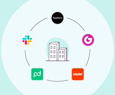 Agency Tools Picture featuring Slack, Typeform, Zapier, Gain, and PandaDoc.