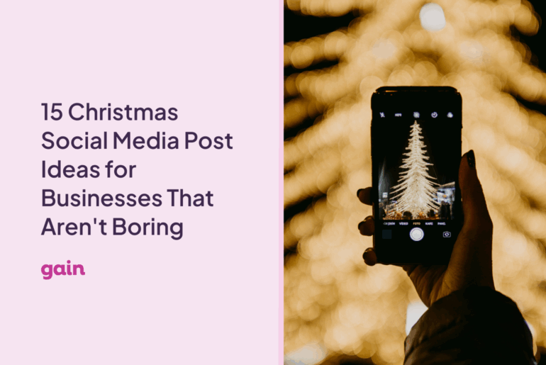 christmas social media ideas
