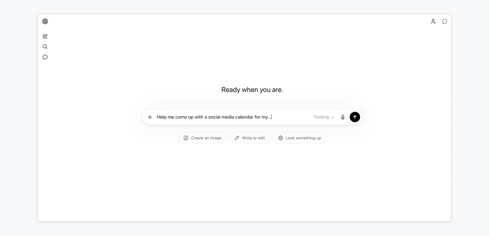 chatgpt home page
