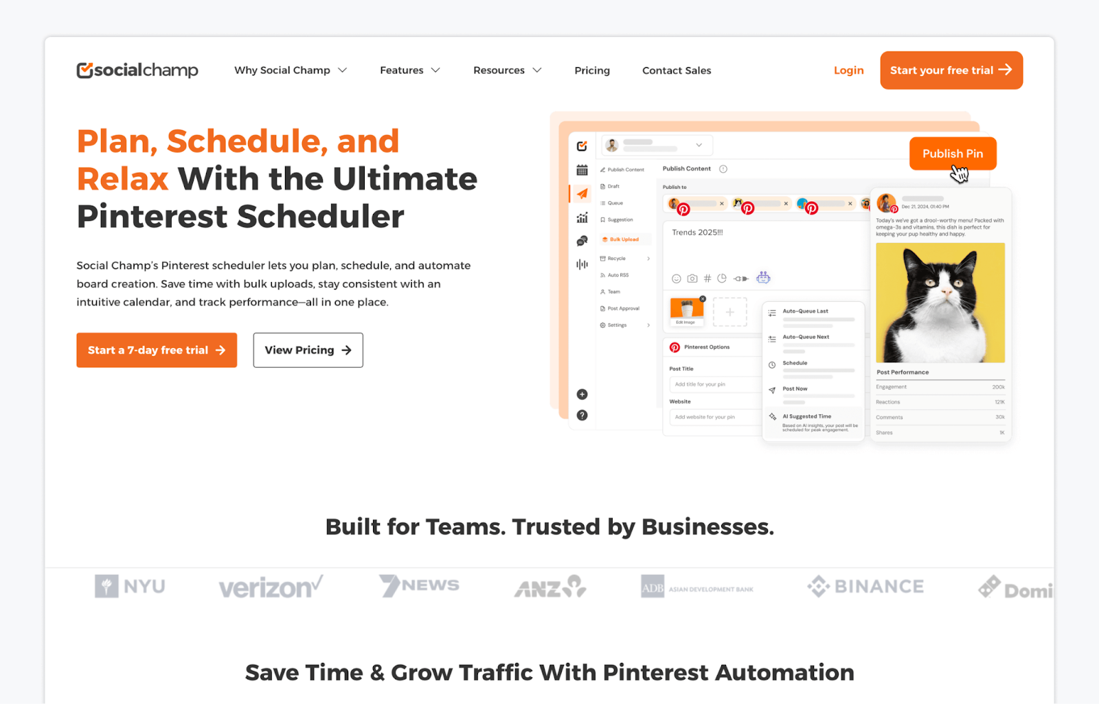 social champ home page