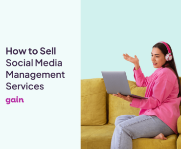 how to sell social media management services
