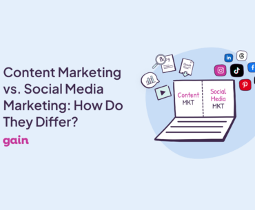 content marketing vs social media marketing