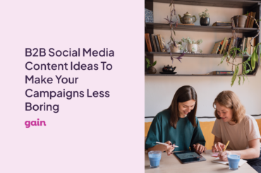 b2b social media content ideas