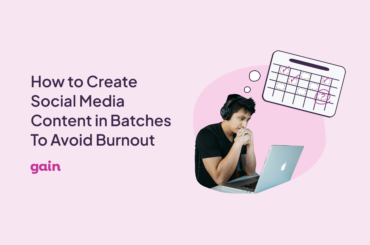 how to create social media content in batches