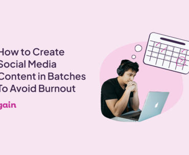 how to create social media content in batches