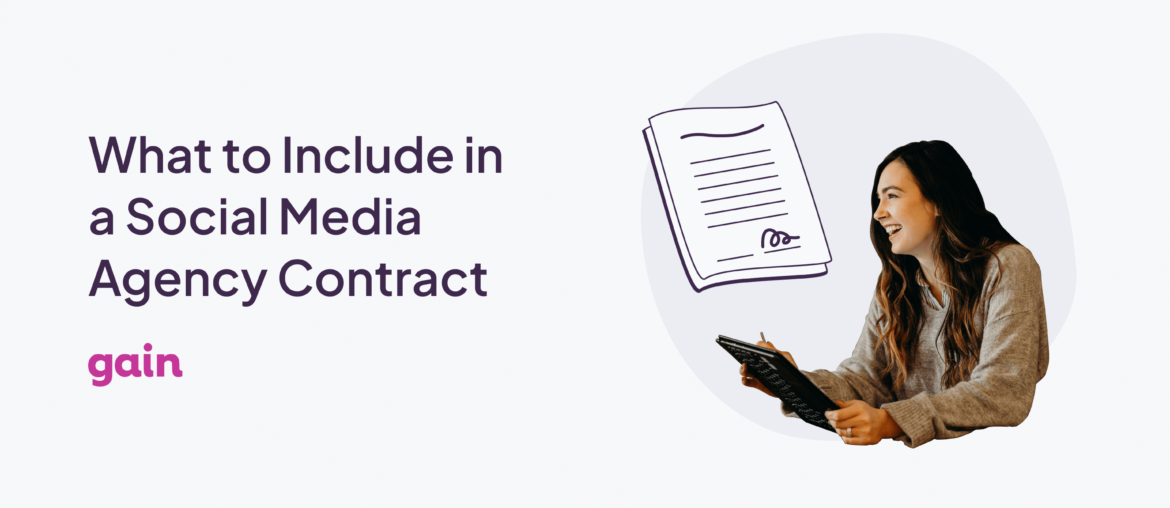 social media agency contract