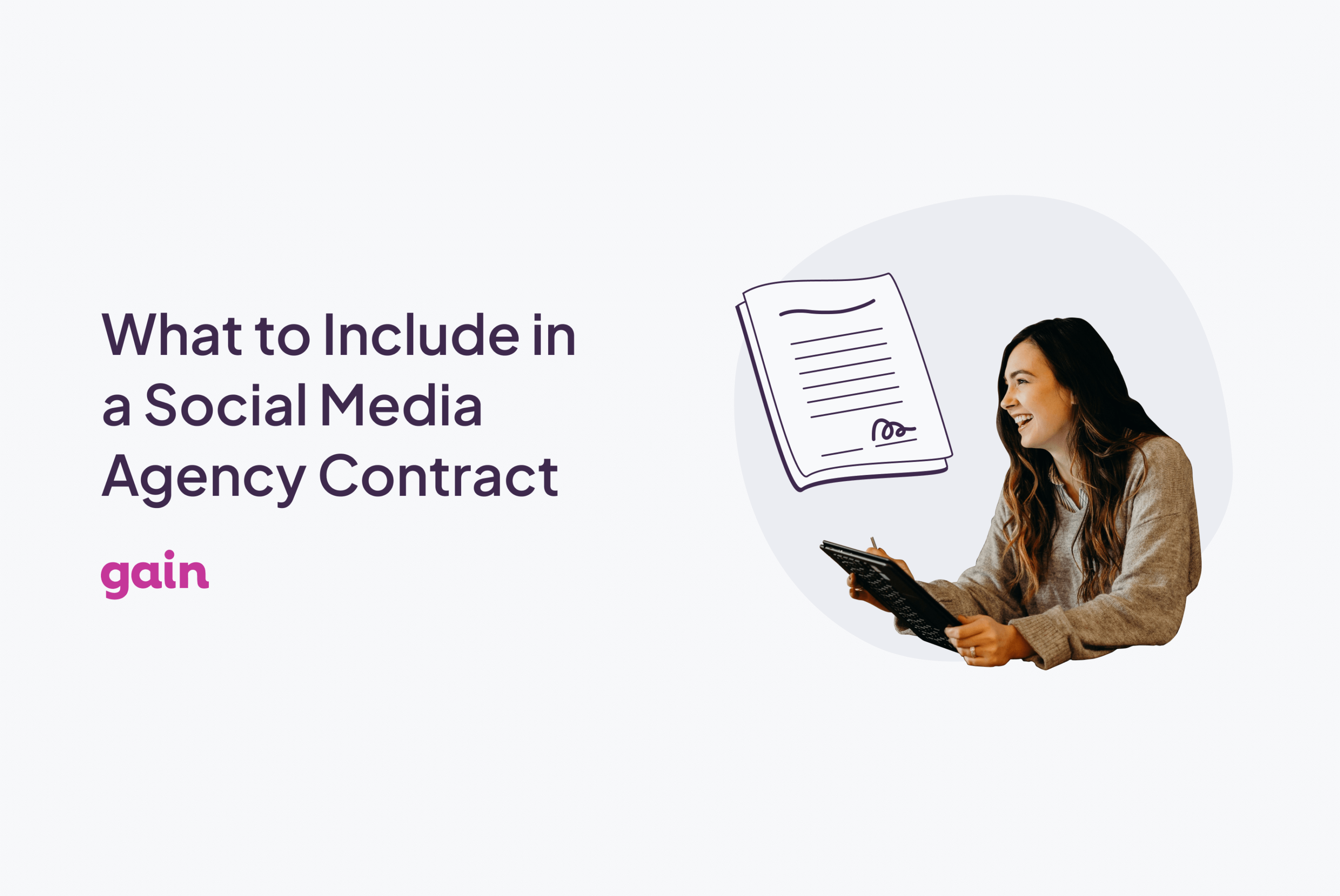 social media agency contract