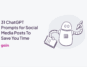 chatgpt prompts for social media posts