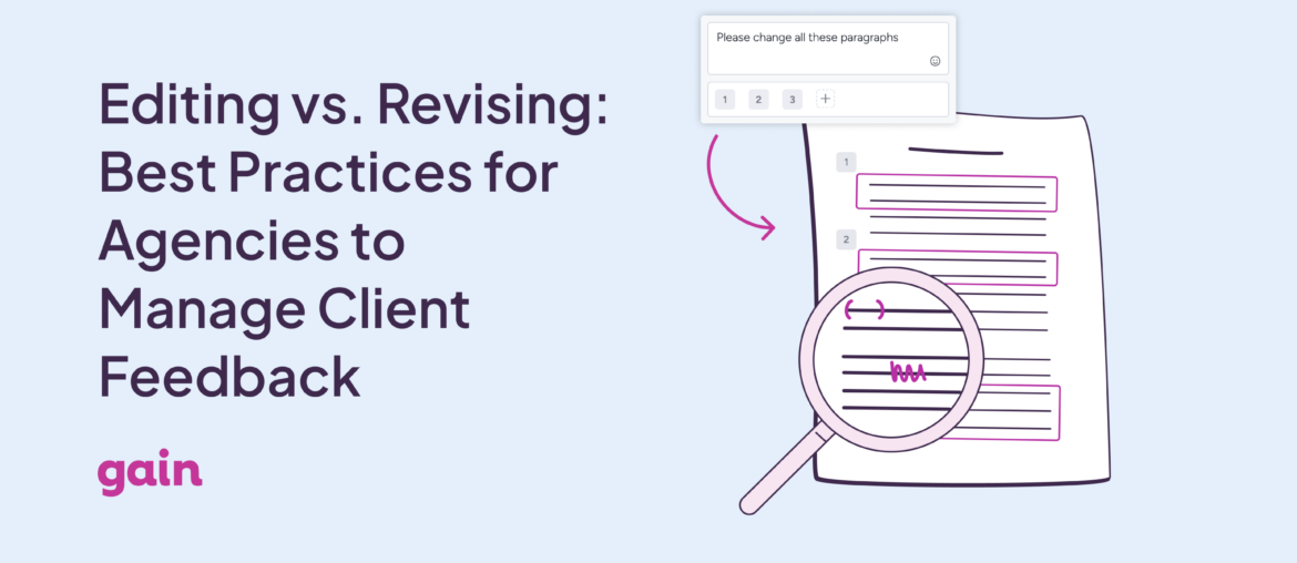 revising vs. editing