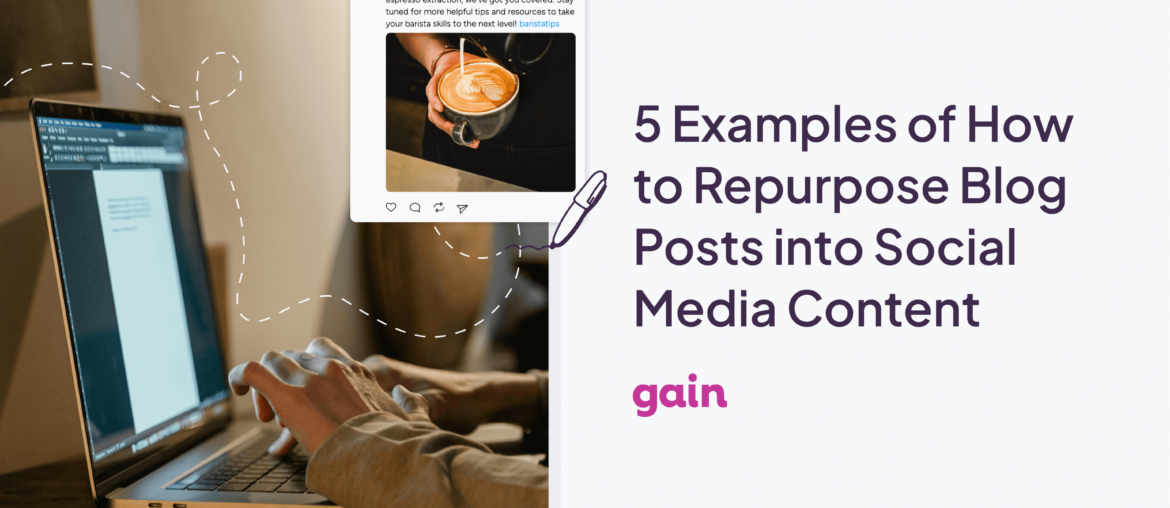 repurpose blog content into social media posts