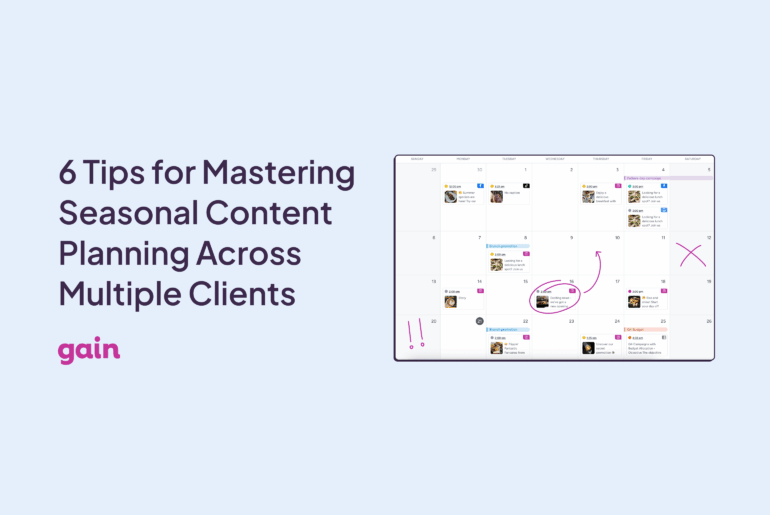 seasonal content planning