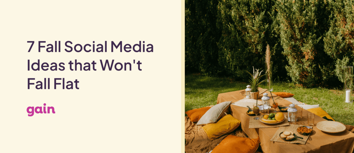 fall social media ideas