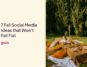 fall social media ideas