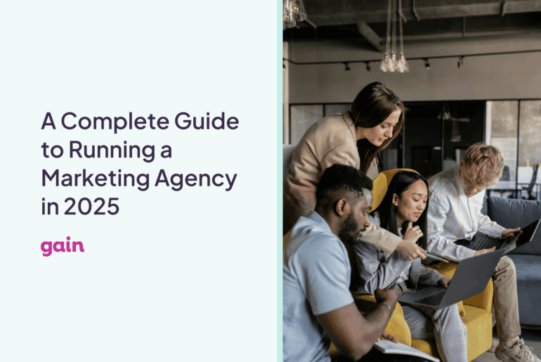 running a marketing agency