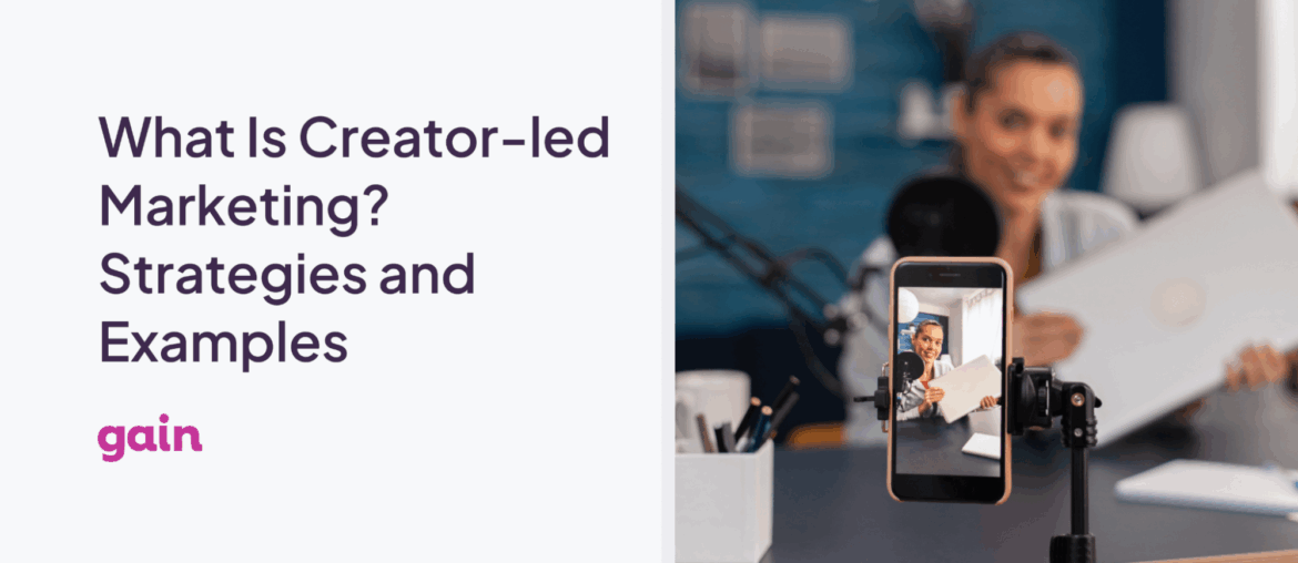 creator led marketing