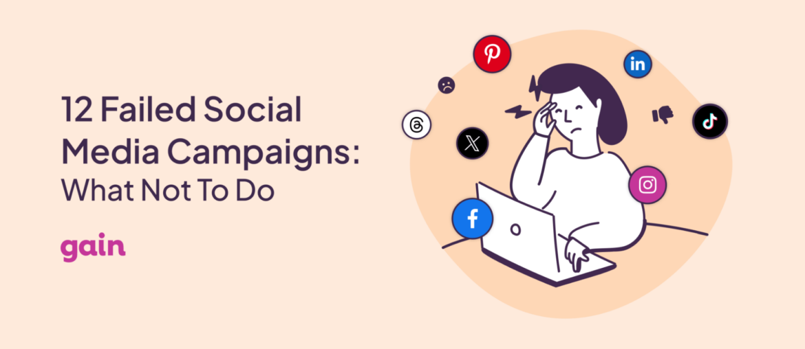 social media fails