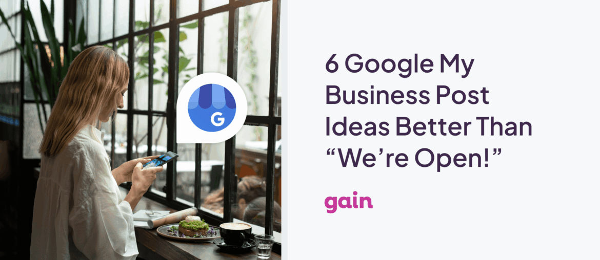 google my business post ideas