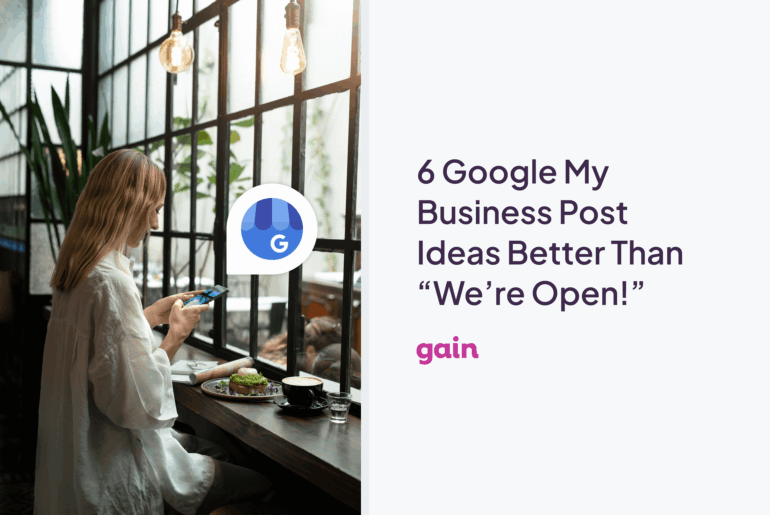 google my business post ideas