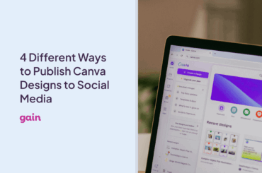 how to publish canva designs to social media