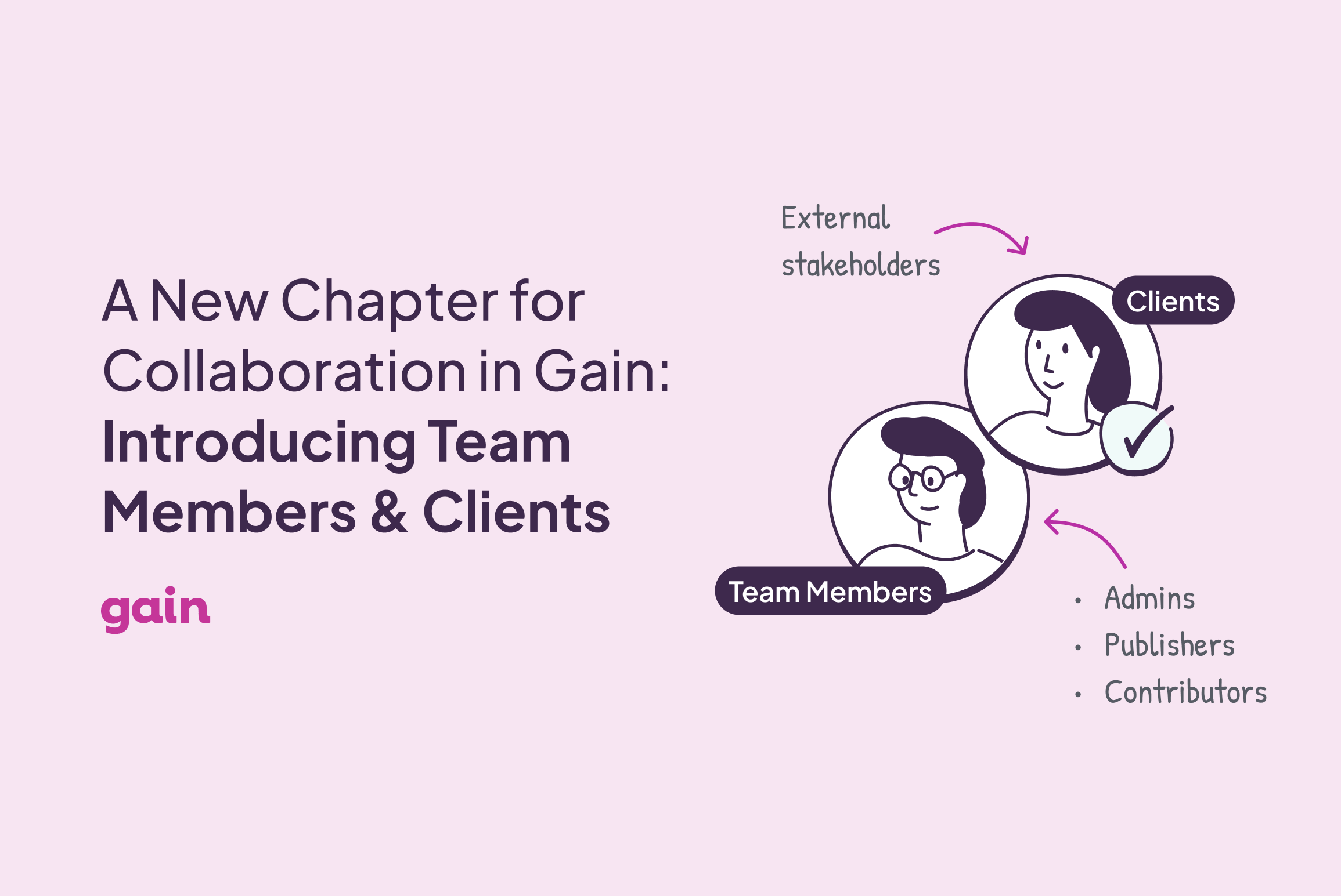 A New Chapter for Collaboration in Gain: Introducing Team Members & Clients – The Gain Blog