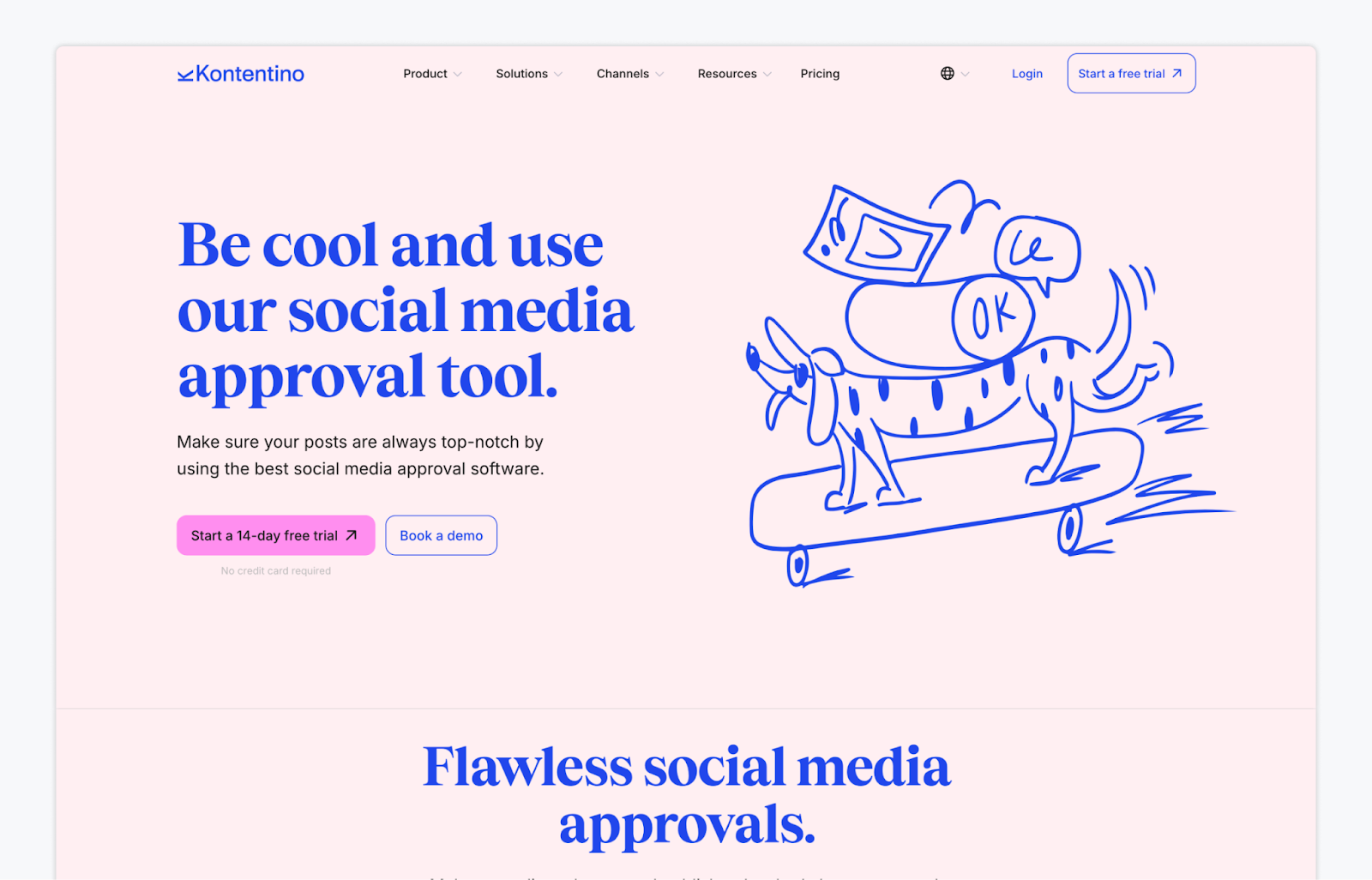 Kontentino home page