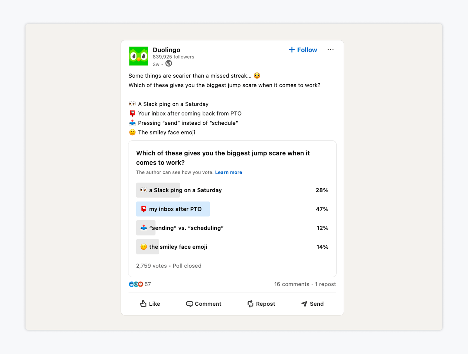 duolingo linkedin strategy