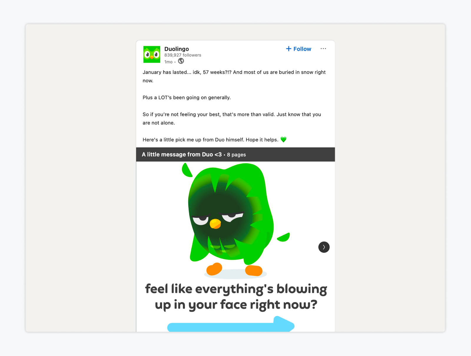 duolingo linkedin strategy