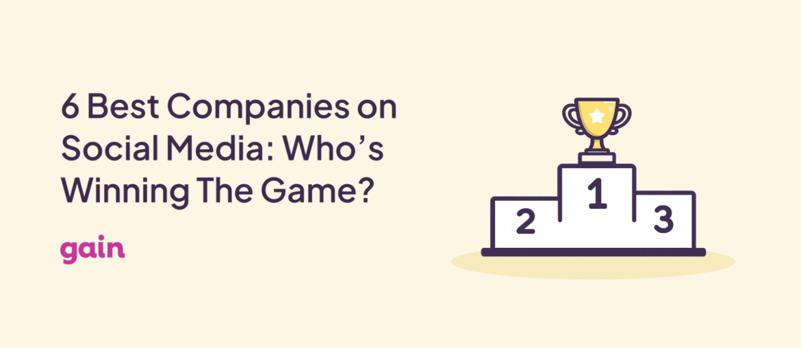 best companies on social media