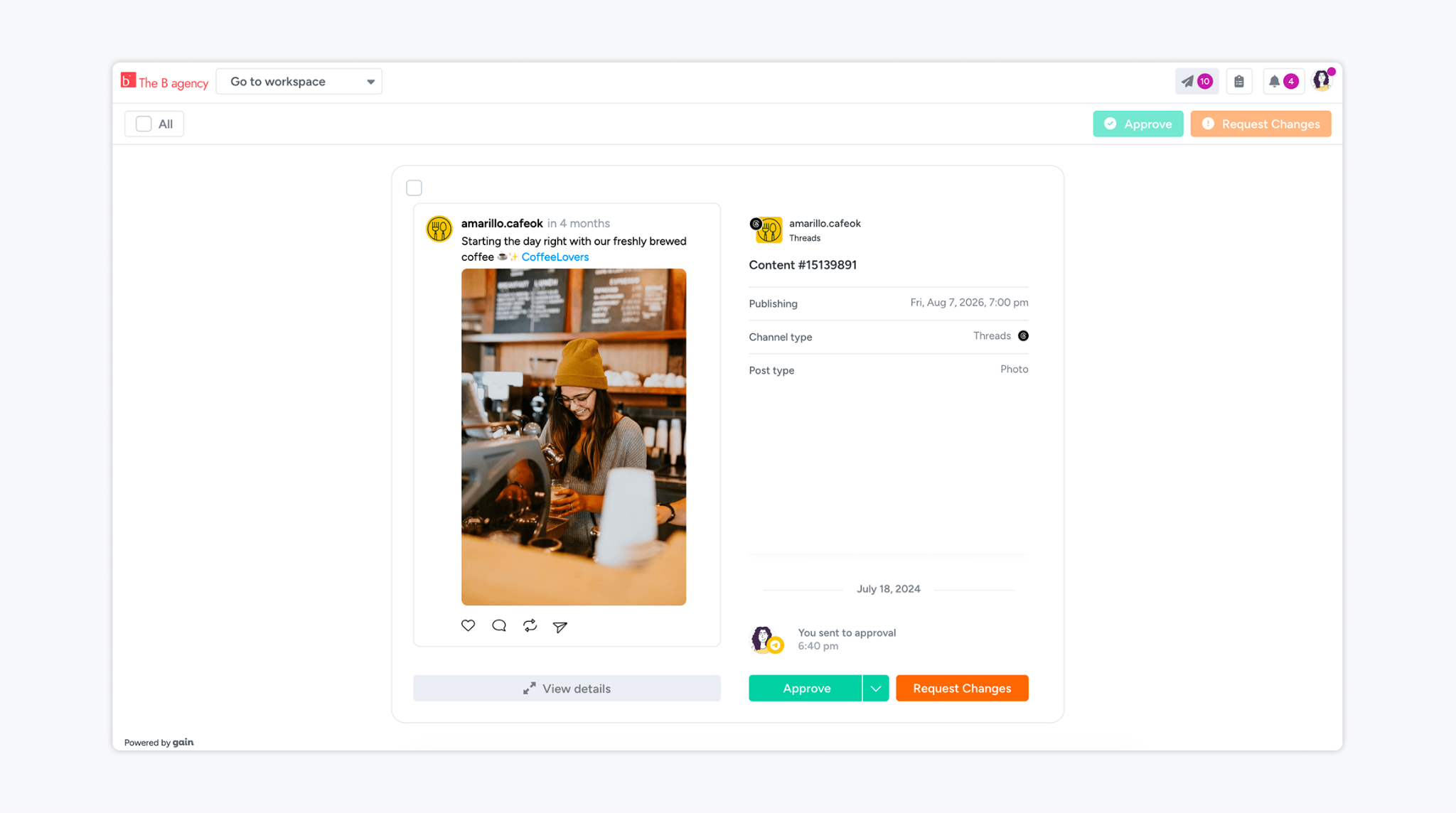 gain content approvals