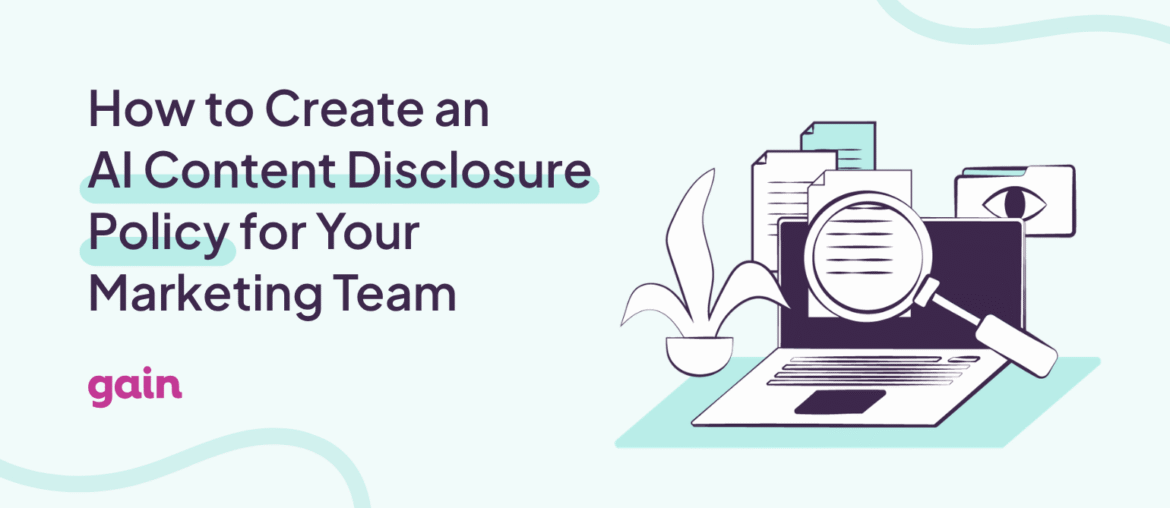 ai content disclosure policy